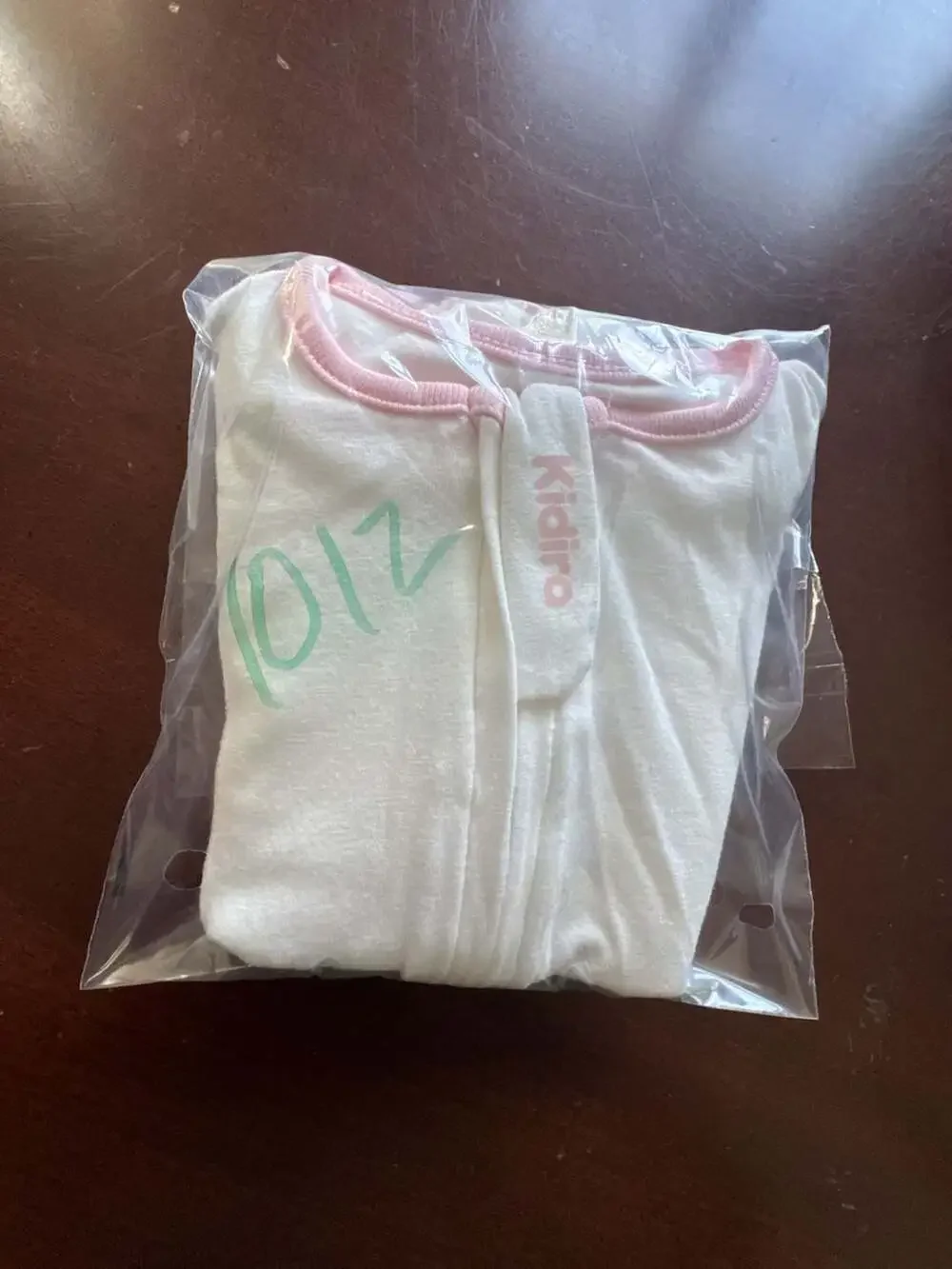 Kidira Transitional Swaddle Sack Sleep Bag White Pink Size Small